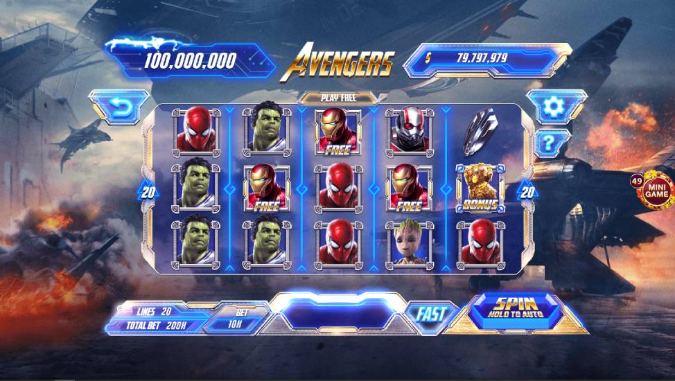 Kinh nghiệm chơi quay hũ Avengers chắc thắng